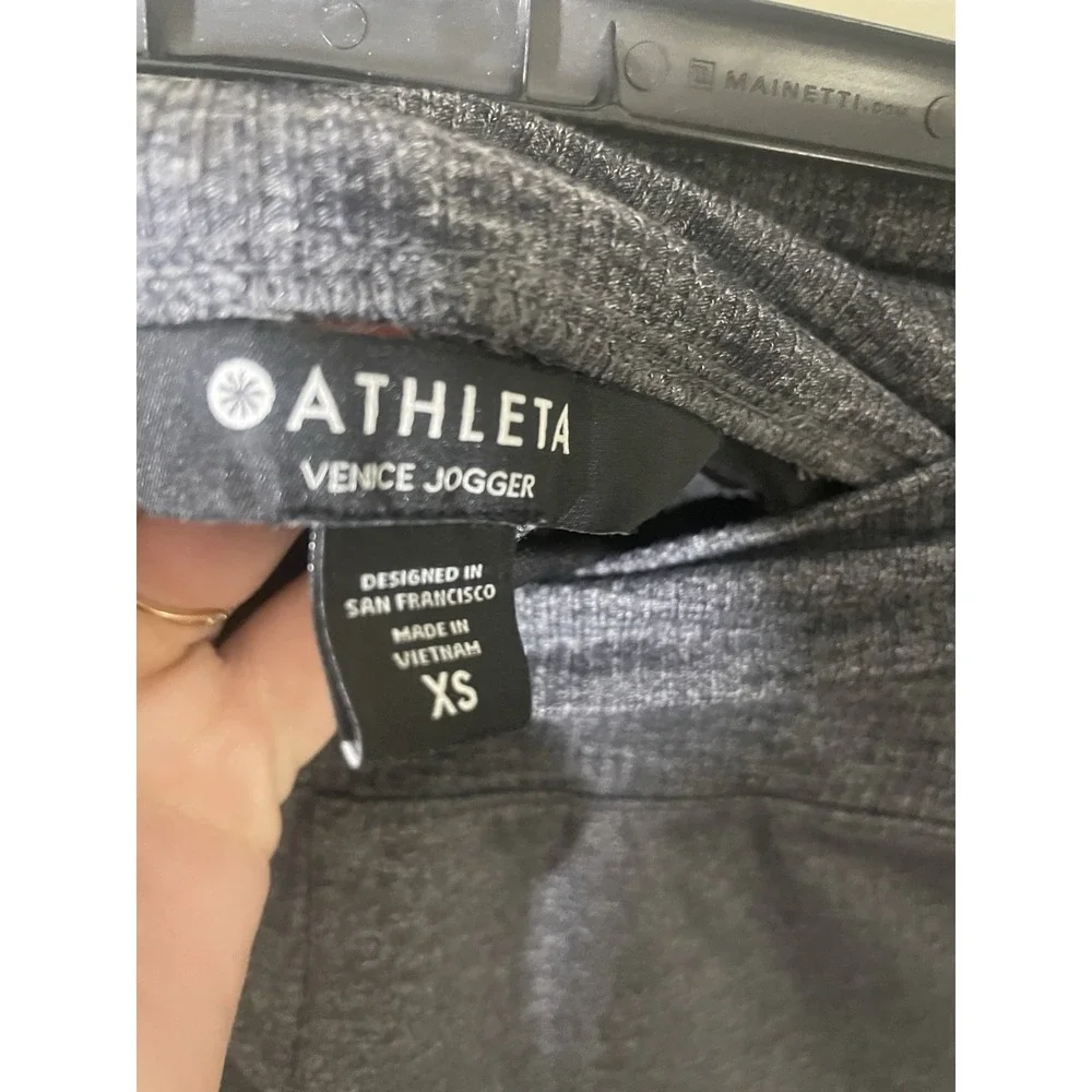 Athleta Venice High Rise Joggers Womens XS Heather Gray Athleisure Casual